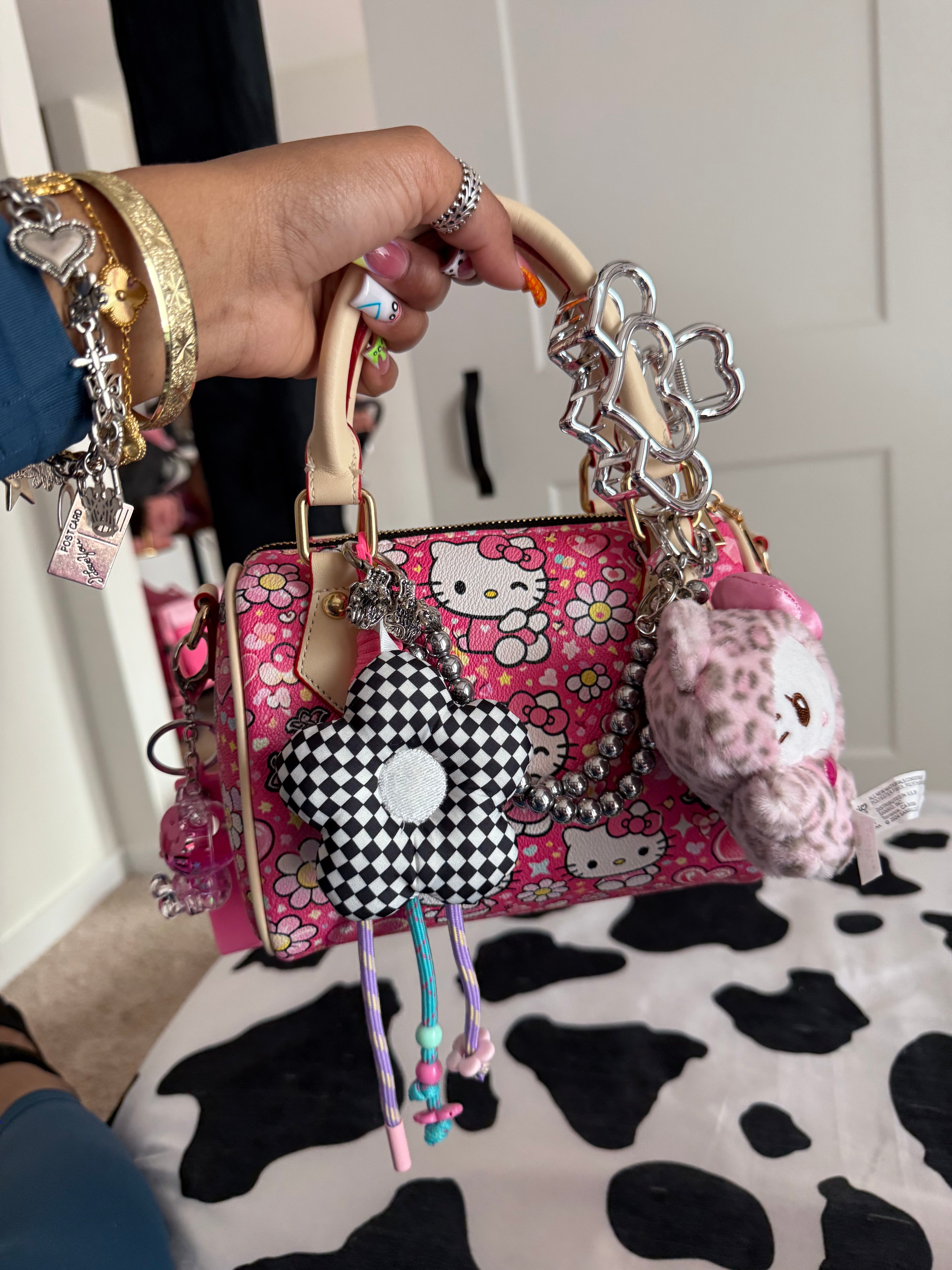 Flower Bag Charm