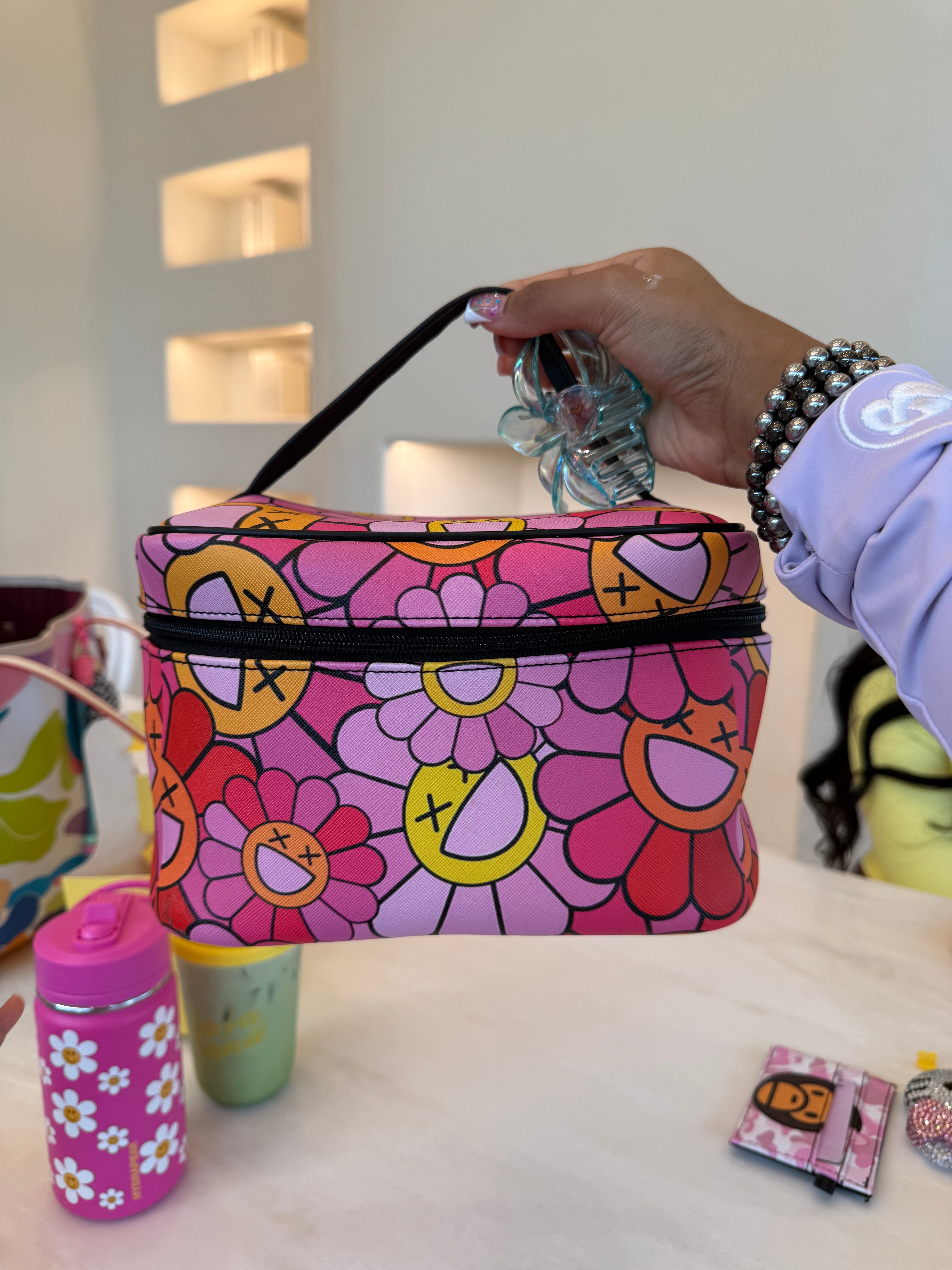 Shades of pink Makeup Bag