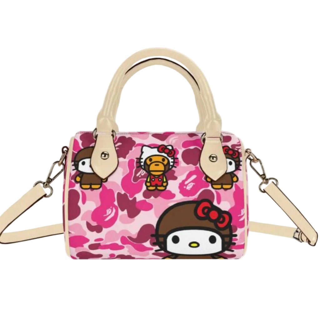 Hk Bape pink bag